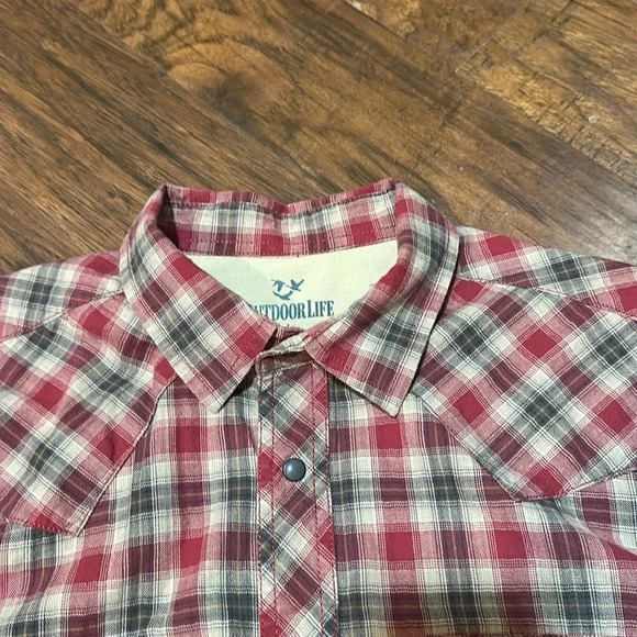 Outdoor Life Long Sleeve Button Down Shirt - Picture 1 of 9